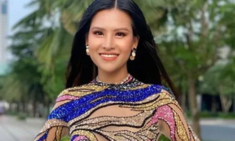 Thái Thị Hoa khoe dáng gợi cảm trong trang phục dạ hội thi 'Miss Earth 2020'